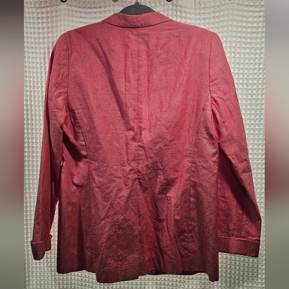 J. Crew Raspberry-Pink Single-Button Blazer - Picture 2 of 3